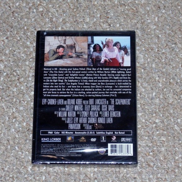 The Scalphunters DVD 2014 Kino Lorber Brand New Sydney Pollack Burt Lancaster - Picture 2 of 3
